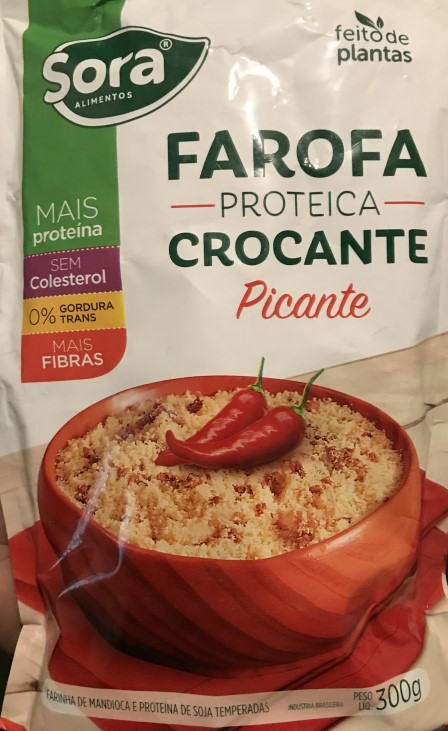 Farofa Proteica Crocante e Picante 300g - Sora