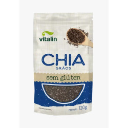 Chia em Grãos Integral 120g Vitalin