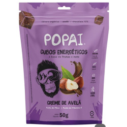 Cubo Proteico de  avelã com Cacau 50g  Popai 
