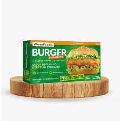Burger Empanado Vegetal Sabor Frango 200g Meta Foods