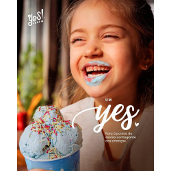 Sorvete Tutti Frutti Magic Blue Yes free 120ml