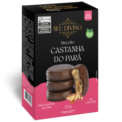 Biscoito Castanha do Pará Seu Divino 120g