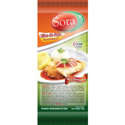 Filés de Soja Sabor Carne Branca 125g - Sora