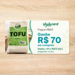 Veg.In Card Pague  R$65,00 e  Ganhe R$70,00