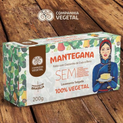 Manteiga Mantegana 200g - Companhia Vegetal