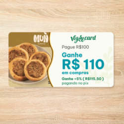 Veg.In Carda Compre R$100, 00 Ganhe R$110,00
