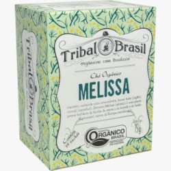 Chá de Melissa Orgânica Pura - Tribal - Caixa - 15 Sachês - 15g 