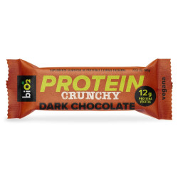 Barra de Proteína biO2 Protein Crunchy Bar Dark Chocolate 50 g