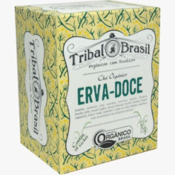 Chá de Erva-Doce Orgânica Pura -  Tribal - Caixa - 15 Sachês - 15g