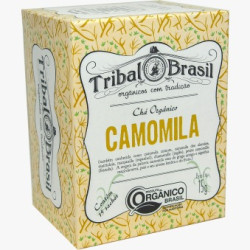 Chá de Camomila Orgânica Pura - Tribal -  Caixa - 15 Sachês - 15g