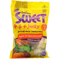 Bala de Algas Marinhas Frutas Mistas Sweet Jelly 200g