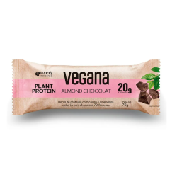Barra de Proteína Vegana Amêndoas e Chocolate 70g - Hart's Natural