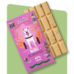 Chocolate Branco c/ Nibs de Cacau 75g - Arte Chocolate