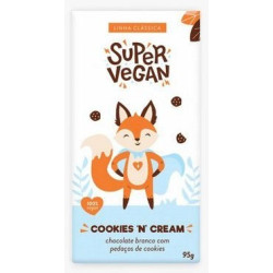 Chocolate Linha Clássica Branco Cookies & Cream 95g - Super Vegan