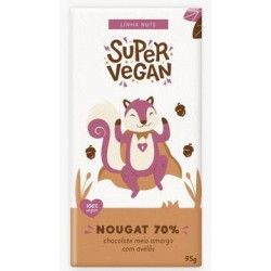 Chocolate Linha Nuts Nougat 70% 95g - Super Vegan