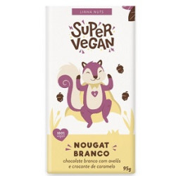 Chocolate Linha Nuts Nougat Branco 95g - Super Vegan