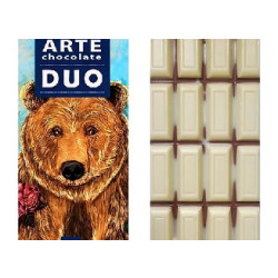 Chocolate Duo Branco e ao Leite 75g - Arte Chocolate