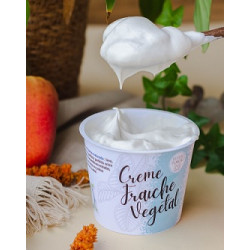 Creme Fraiche Vegetal 180g - Ecozy