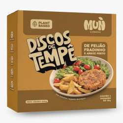 Discos de Tempê de Feijão Fradinho com Arroz Preto 220g