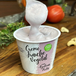 Creme Fraiche Vegetal Azeitonas Pretas 180g - Ecozy  Chegou hoje Fresquinho