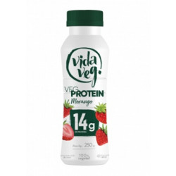 Iogurte Vegprotein Morango 250g - Vida Veg