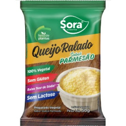 Queijo Ralado Vegetal Parmesão 50g - Sora