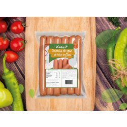 Salsicha de Grão de Bico  Vegana 300g - Vegabom