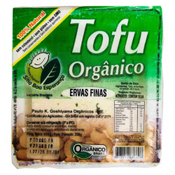 Tofu Orgânico c/ ErvasFinas 250g - Sitio Boa Esperança