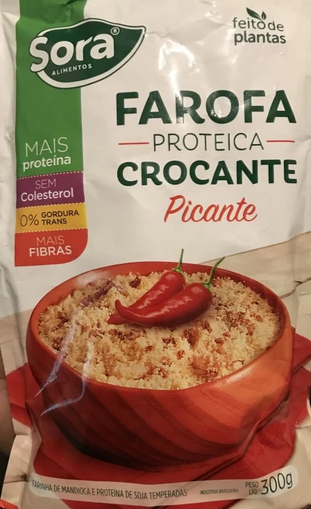 Farofa Proteica Crocante e Picante 300g - Sora