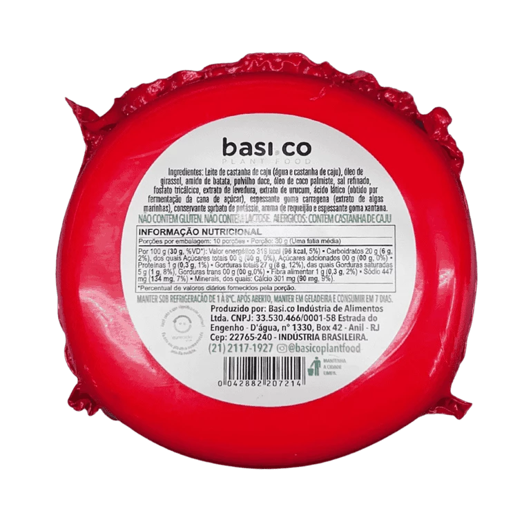 Queijo Vegetal Tipo Bola 300G - Basi.co