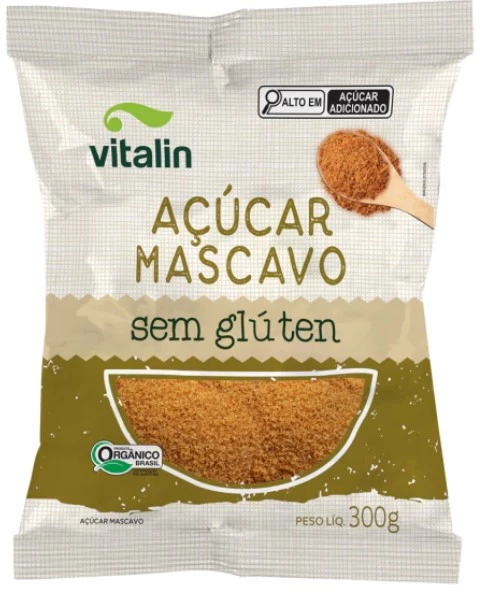 Açucar Mascavo Organico Vitalin 300G
