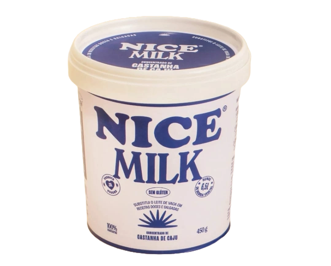Leite Vegetal Concentrado de Castanha de Caju Nice Milk 450g - Nice Foods