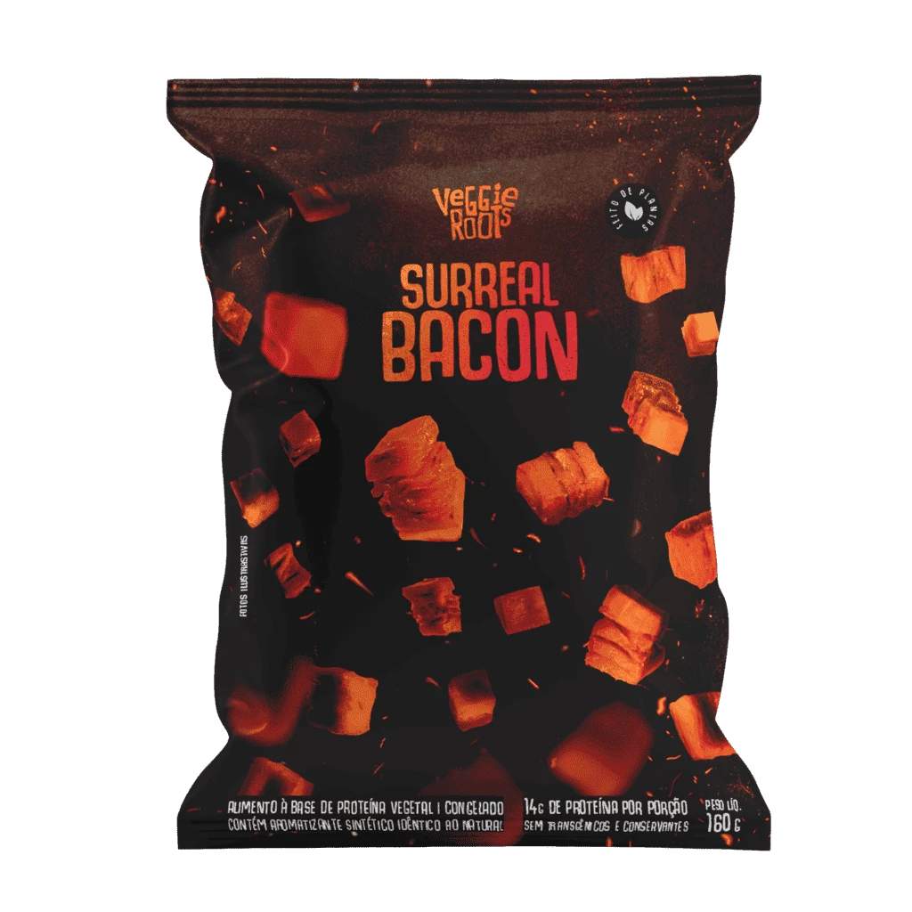 Bacon Vegetal Surreal 160G - Veggie Roots 