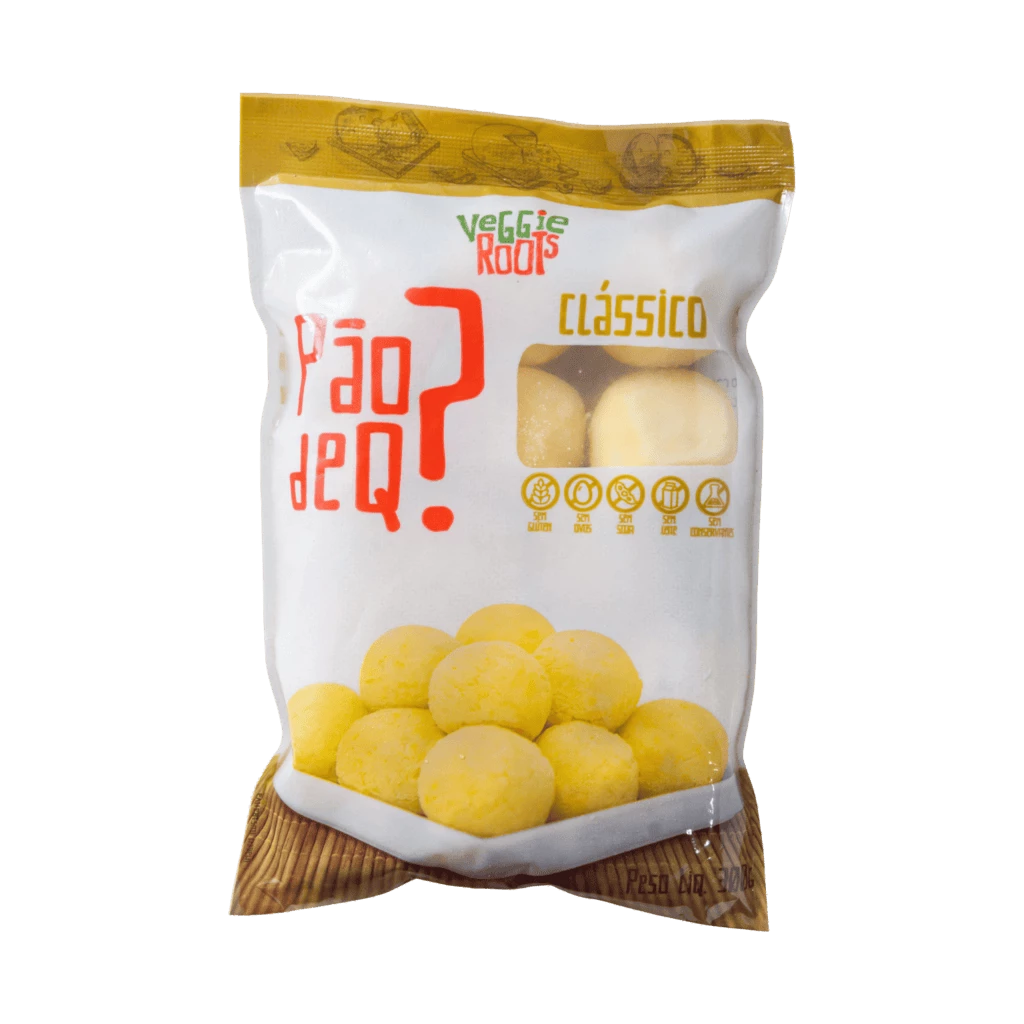 Pão de Queijo Vegano e Sem Glúten Sabor Clássico - 300G -  Veggie Roots 
