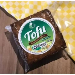 Tofu Orgânico Defumado Natural  com Ervas Finas 110g - Sítio Boa Esperança