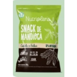 Snack Integral de Mandioca Sabor Cebola e Salsa Nutripleno 30g