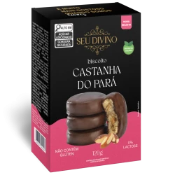 Biscoito Castanha do Pará Seu Divino 120g