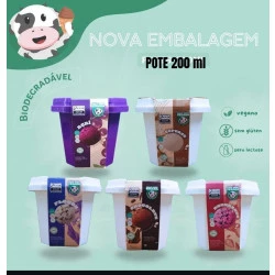 Sorvete Mumu Morango Vegano 200ml - Mumu Vegan