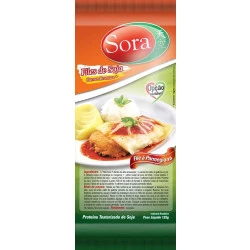 Filés de Soja Sabor Carne Branca 125g - Sora