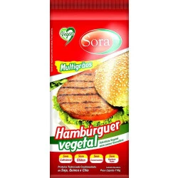 Hambúrguer Vegetal Carne Vermelha 110g - Sora