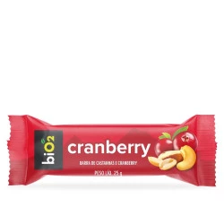 Barra de Castanhas e Frutas biO2 Nuts Cranberry 25 g