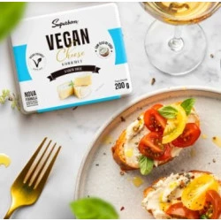 Vegan Cheese Gourmet Brie 200g Super Bom 