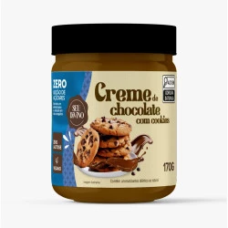 Creme de Chocolate com Cookies Zero Açúcar 170g Seu Divino