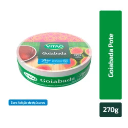 Goiabada Pura Zero Açucar Pote 270g Vitão