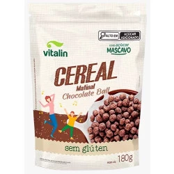 Cereal Matinal Chocolate Ball Sem Glútem Vitalin 180g