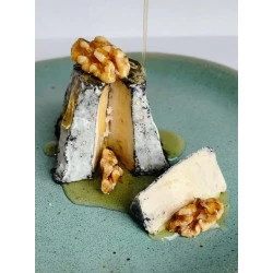 Queijo Tipo Brie - Guizé 100g  com carvão vegetal Q.Vegano  
