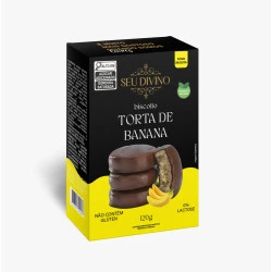 Biscoito Torta de Banana Seu Divino 120g