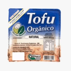 Tofu Natural Orgânico 250g - Sitio Boa Esperança