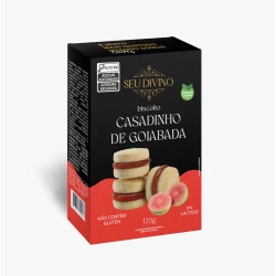Biscoito Casadinho de Goiabada Seu Divino 120g
