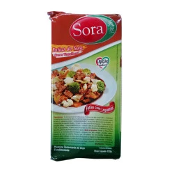 Fatias de Soja Sabor Carne Vermelha com Legumes  125g - Sora